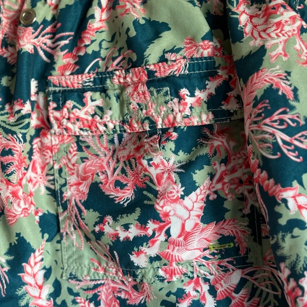 OndadeMar Men's Standard Sea Fit Printed Trunk Tropical‎ Size Large Lined